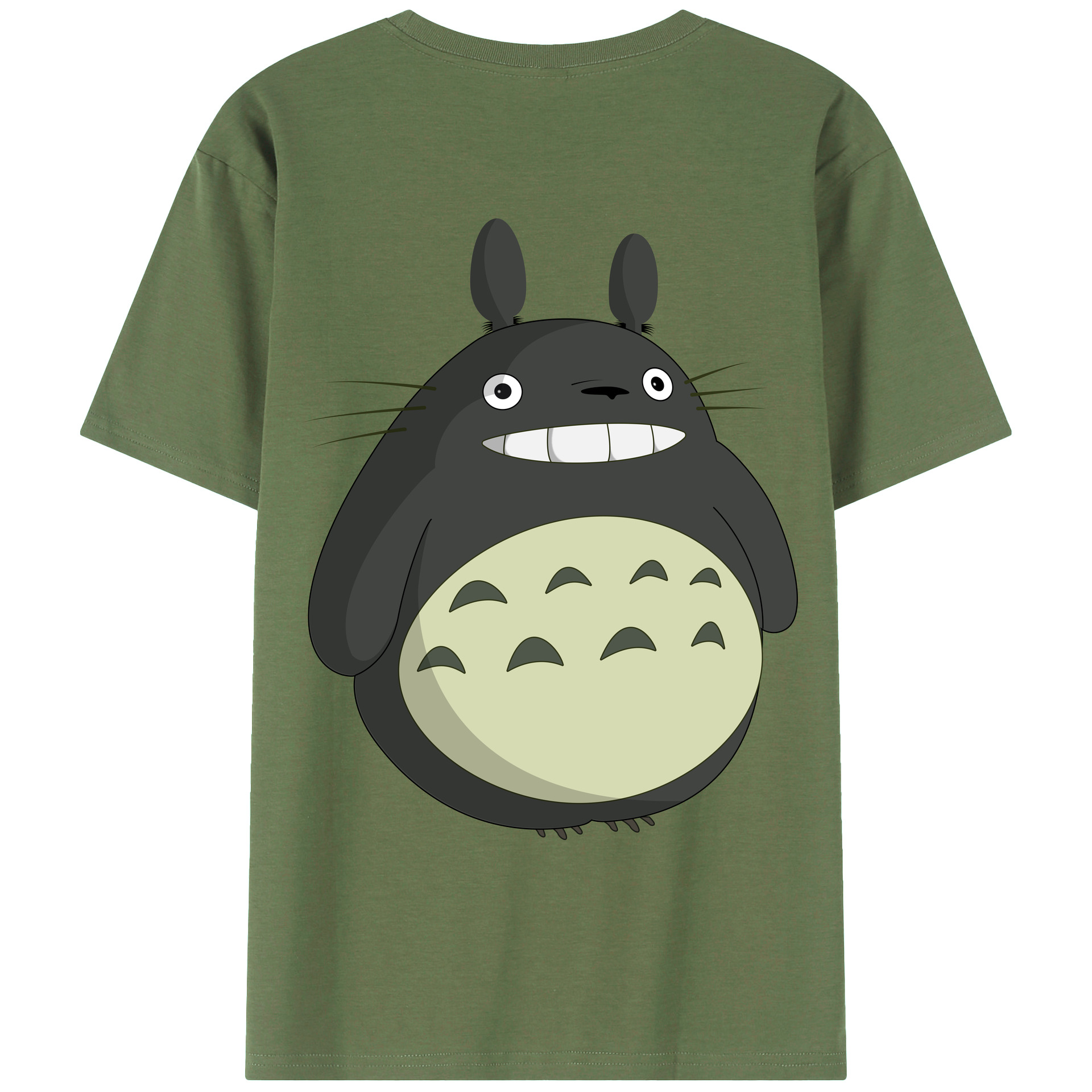 （画像用） となりのトトロ 草壁メイ 草壁サツキ My Neighbor Totoro Satsuki Kusakabe Mei Kusakabe 綿100％ メンズ半袖Tシャツ（バックプリント） 通気性